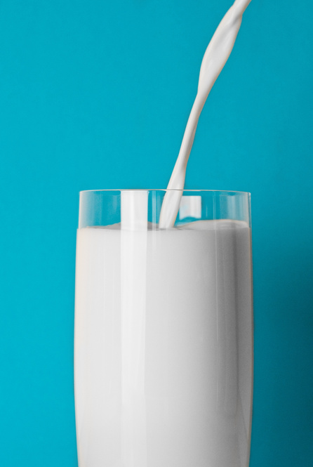 Pouring Milk in a Glass